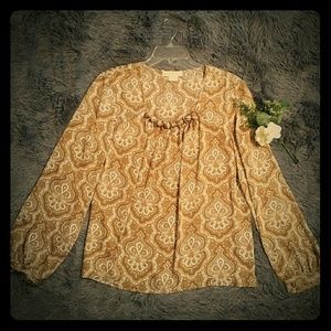 Michael kors L silky lightweight top